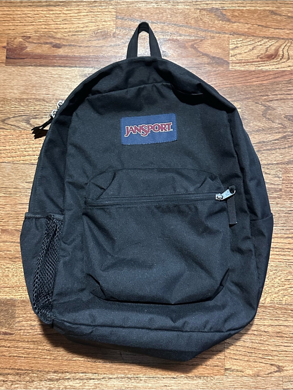 JanSport Cross Town Black Backpack 26L Daypack Bookbag School Travel JS0A47LW